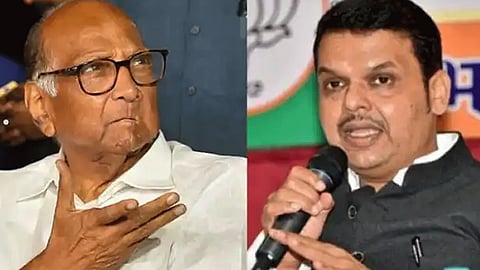 deputy cm devendra-fadnavis-replied-to-sharad-pawar-on-after-alligation-on-bihar-politics