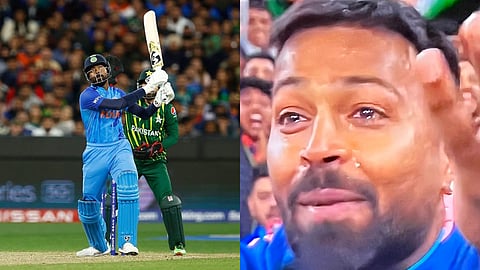Hardik Pandya cried in live interview remembering his father