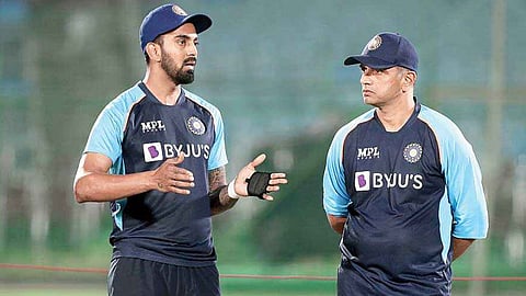 KL Rahul And Rahul Dravid