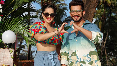 Sunny Leone with Arjun Bijlani