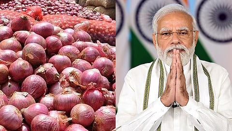 Maharashtra farmers send onions to PM Modi to protest against drop in prices