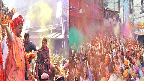 yogi Gorakhpur Holi