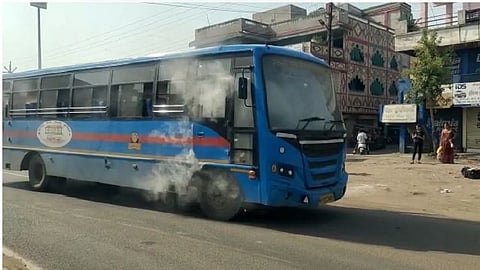 ST Bus Fire, Chandrapur News,