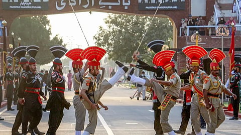 Beating the Retreat Ceremony Attari wagah