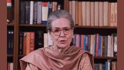 Sonia Gandhi gave advance congratulations and best wishes to the Indian team for victory world Cup