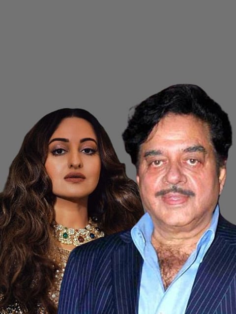 Satrughan Singh with Sonakshi