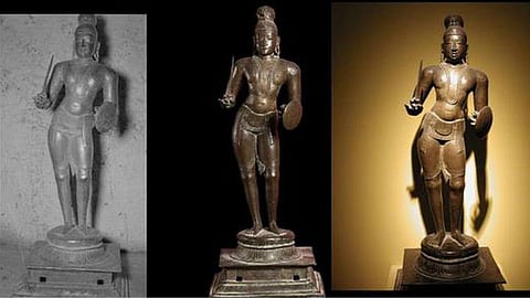 Saint Thirumangai Alwar 16th century statue