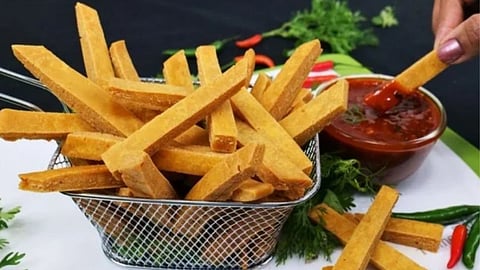 Besan French Fries Recipe, French Fries