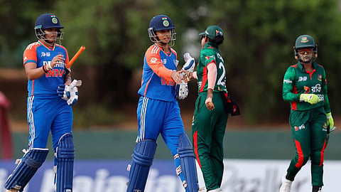 india is in women asia cup 2024 final after beat bangladesh in semi final by 10 wickets