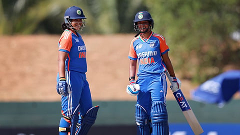 india won by 78 runs against UAE in women asia cup 2024 harmanpreet kaur and richa ghosh fifty