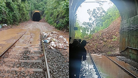 Konkan railway line resumed after 24 hours of repairs
