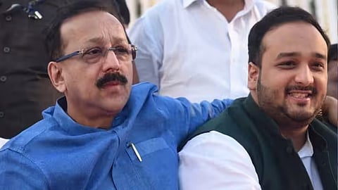 Baba Siddiqui and Congress MLA Zeeshan Siddiqui