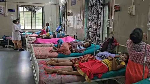 50 students of ashram schools are victims of food poisoning