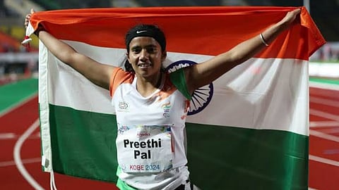 भारत के लिए प्रीति पाल ने जीता ब्रॉन्ज मेडल, ट्रैक इवेंट में मेडल जीतने वाली बनीं पहली भारतीय