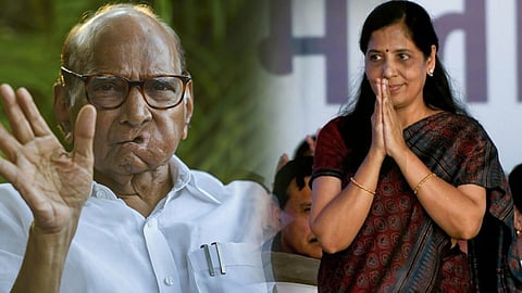 Sharad Pawar and Sunita Kejriwal Meeting in pune