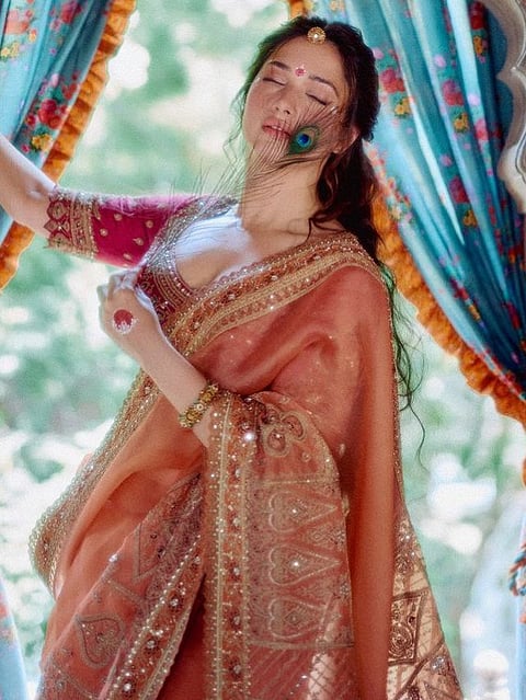 Tamannaah Bhatia radha Look