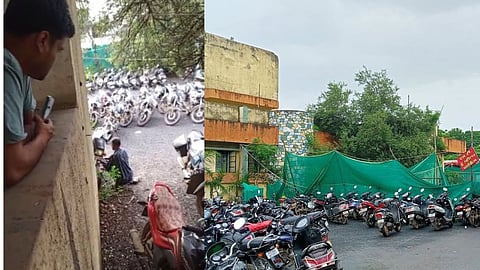 Petrol theft exposed in Bhandara bus stand parking