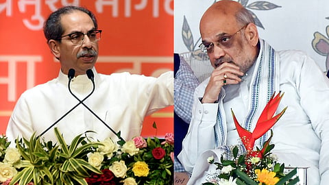 Uddhav Thackeray and Amit shah