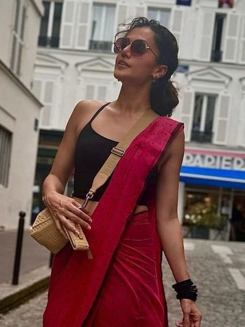 Taapsee Pannu is Saree Lover