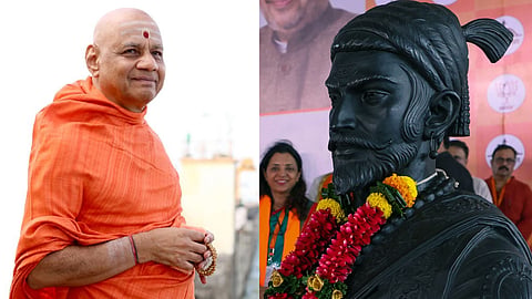स्वामी गोविंददेव गिरी बोले कि शिवाजी महाराज ने ED की तरह जबरन वसूली की थी।