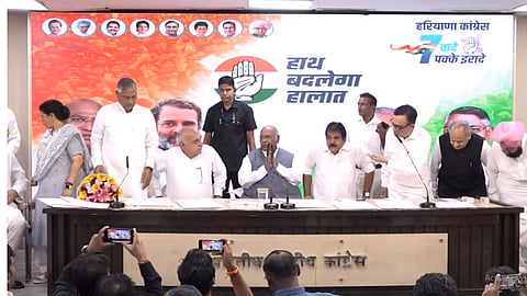 हरियाणा में कांग्रेस के चुनावी मैनिफेस्टो में 7 बड़े वादे