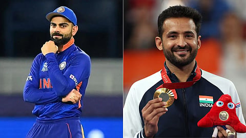 पेरिस पैरालिंपिक 2024 में कमेंटेटर नितेश कुमार के मैच के दौरान विराट कोहली के बारे में बात करते हुए