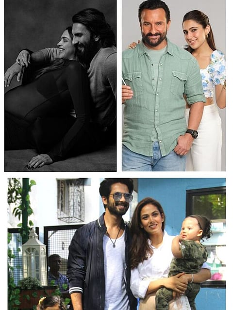 these bollywood stars have first child a daughter saif ali khan anushka sharma abhishek bachchan sridevi