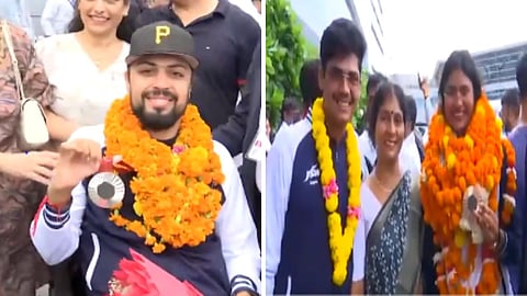 भारतीय पैरा एथलीट स्वदेश वापसी