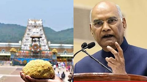लड्डू विवाद पर पूर्व राष्ट्रपति ने जताई चिंता,कहा- काशी का प्रसाद मिलने पर दिमाग में खटकी तिरुपति की बात