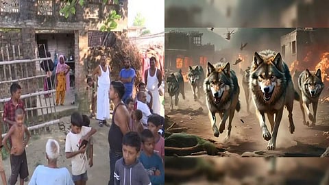 UP के बहराइच में भेड़ियों ने मचाया कोहराम