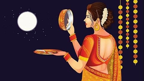 करवा चौथ पर चंद्रमा को अर्घ्य देने के नियम