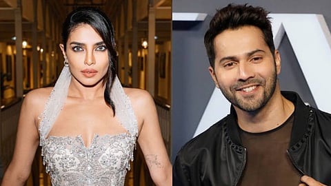 Priyanka Chopra Defend her on-screen dad Varun dhawan