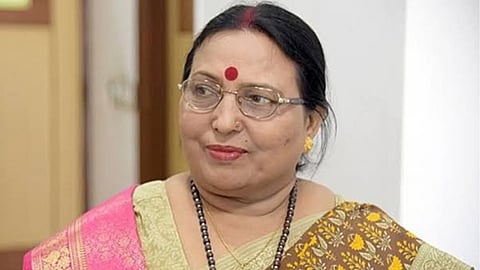 पटना पहुंचा शारदा सिन्हा का पार्थिव शरीर