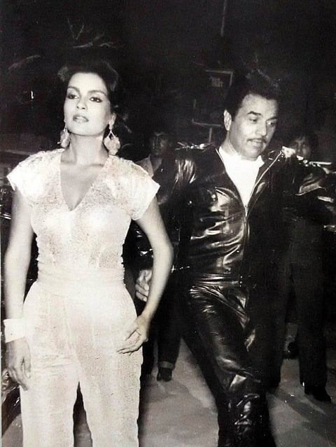 for which actress did Dharmendra mess with Bruce Lee