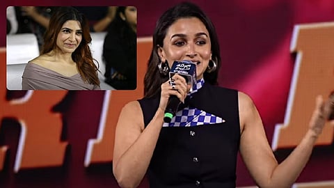 Alia Bhatt said such thing about Samantha ruth Prabhu actress started crying after hearing it
