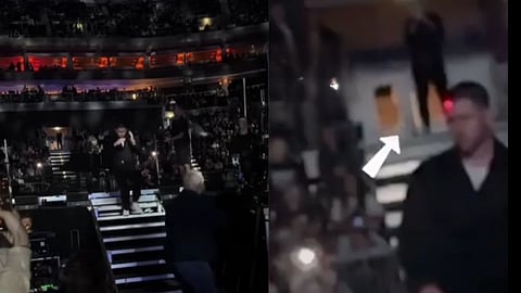 Nick Jonas ran away from the stage in middle of performance after seeing the laser light signaled the security