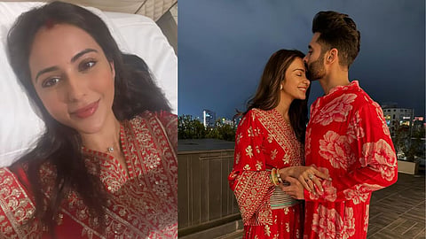 how Rakul Preet Singh celebrates her first Karva Chauth while on bed rest husband Jackky bhagnani kept fast