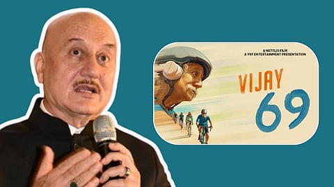 Anupam Kher Learn Swimming for the film Vijay 69
