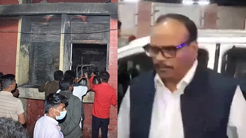 Jhansi Medical College पहुंचे डिप्टी सीएम ब्रजेश पाठक, कहा- किसी को बख्शा नहीं जाएगा