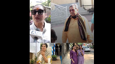 गोविंदा की पत्नी सुनीता आहूजा ने लोगों से की वोट डालने की अपील, रीना दत्ता-शरवरी वाघ ने किया मतदान