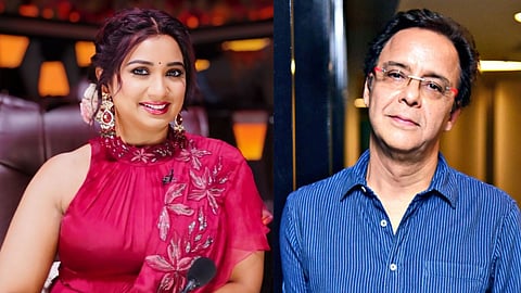 Vidhu Vinod Chopra is abusing infront of Sheya Ghoshal
