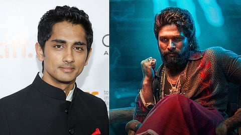 Actor Siddharth Takes a dig on Allu Arjun Film Pushpa 2