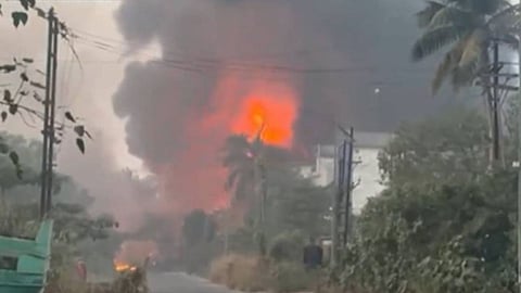 महाराष्ट्र: बोईसर एमआईडीसी में रसायन की दो इकाइयों में लगी भीषण आग
