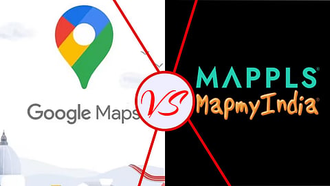 Google Map vs Mappls Map
