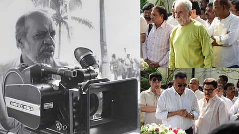 Shyam Benegal Last ritual with state honours Bollywood Celebs pay tribute