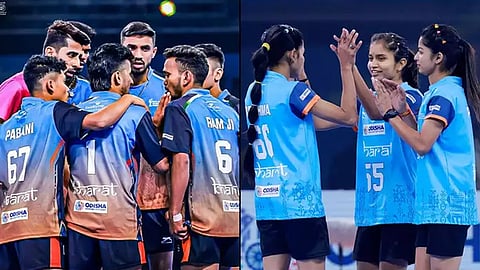 खो-खो विश्व कप 2025 में भारतीय पुरुष और महिला टीमें क्वार्टर फाइनल में पहुंचीं
