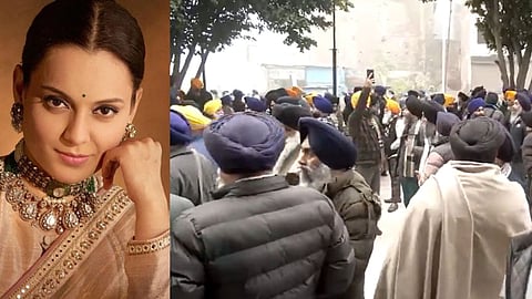 Protest Against Kangana Ranaut Film Emergency in Amritsar