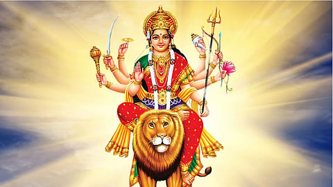 माघ गुप्त नवरात्रि, माता दुर्गा की पूजा
