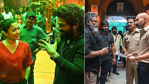 Allu Arjun And Rashmika Mandanna Pushpa 2 BTS Photos Went Viral Fans gave Shocking Reaction