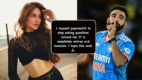Mohammed Siraj Share Post On Dating Rumors With Mahira Sharma
